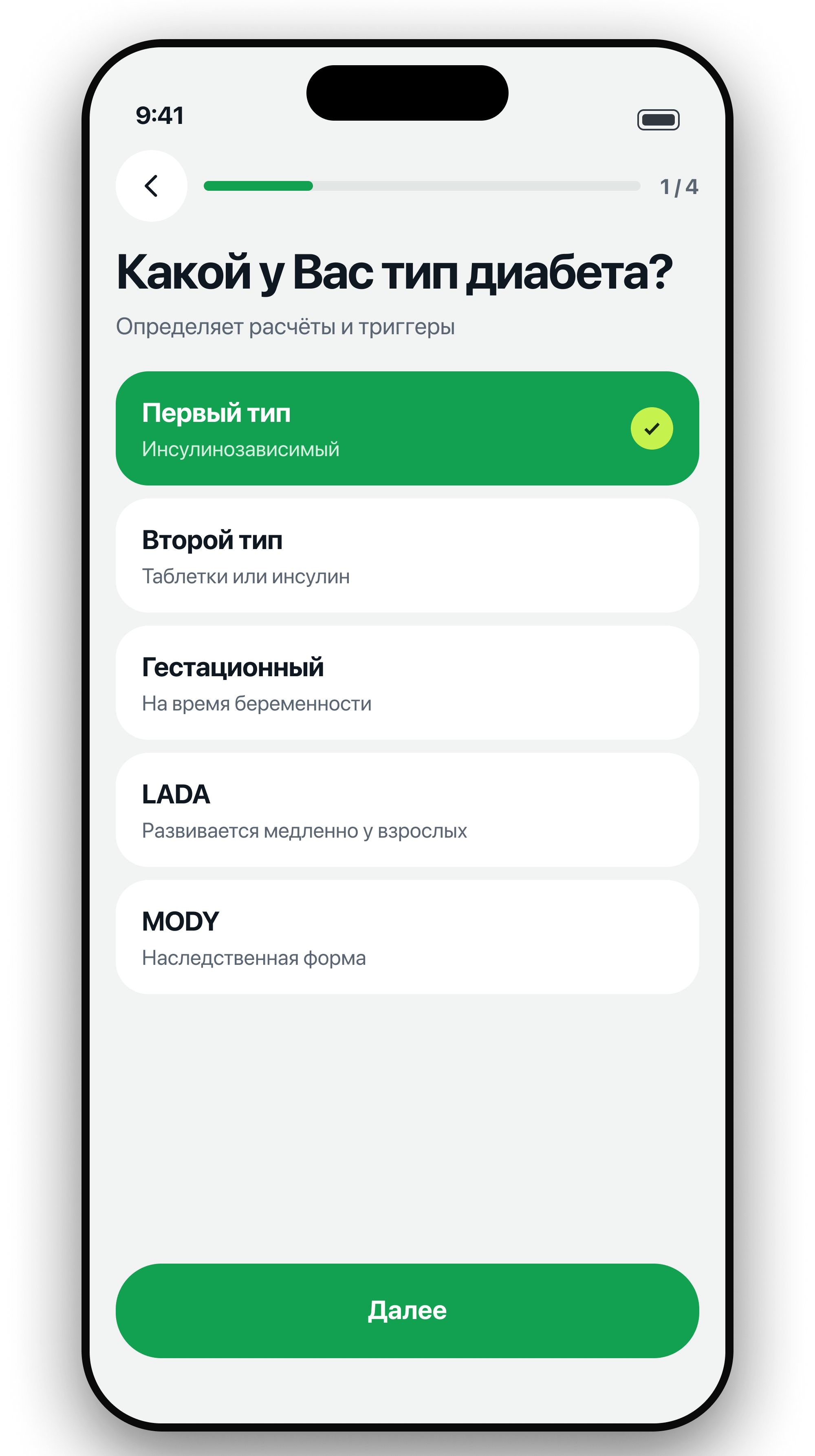 Тип диабета